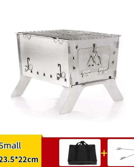 All-in-One Outdoor Portable Grill and Fire Pit for Adventurers