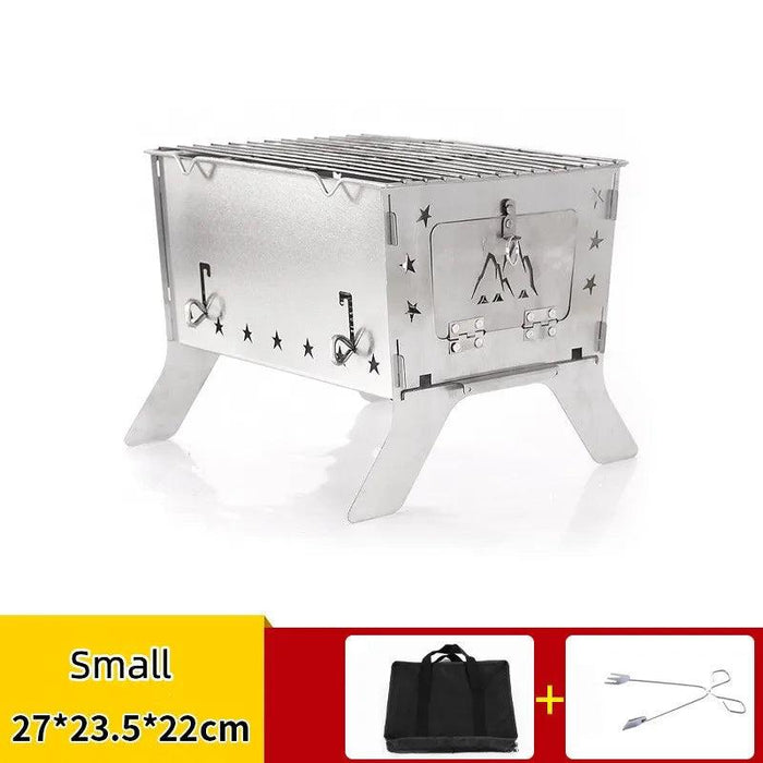 All-in-One Outdoor Portable Grill and Fire Pit for Adventurers