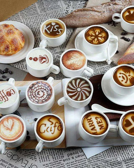 Realistic Decorative Cappuccino Cup for Elegant Home and Event Displays