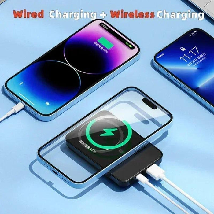 Ultimate 30,000mAh Wireless Power Bank - 22.5W Fast Charging with Magnetic Capability
