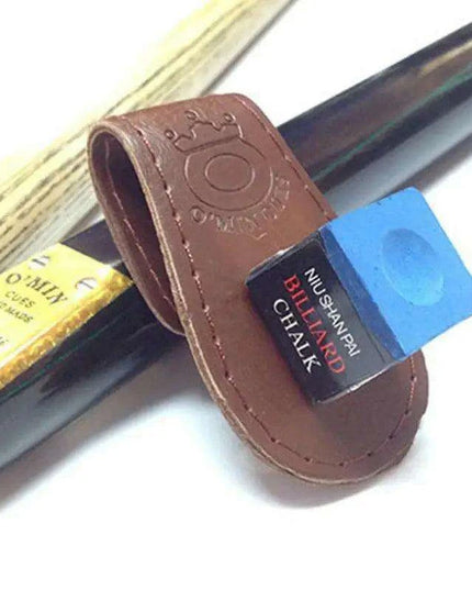 Magnetic Clip-On Billiard Chalk Holder with Secure Closure