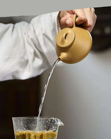 Artisanal 120ML Purple Clay Teapot - Elevate Your Tea Experience