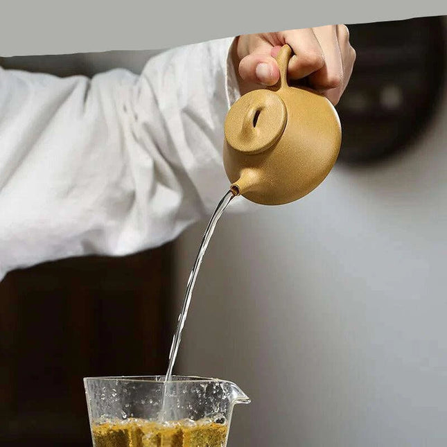 Artisanal 120ML Purple Clay Teapot - Elevate Your Tea Experience