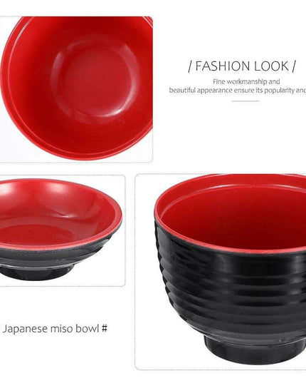 Set of 3 Elegant Japanese Soup Bowls with Lids for Miso and Hot Pot Dining