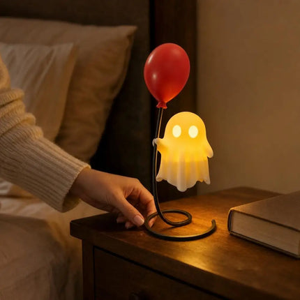 Spooky Ghost Night Light Halloween Vibe Cute Ghost Ornament LED Night Light Courtyard Ornament Study Desk Decoration spooky-ghost-night-light-halloween-vibe-cute-ghost-ornament-led-night-light-courtyard-ornament-study-desk-decoration