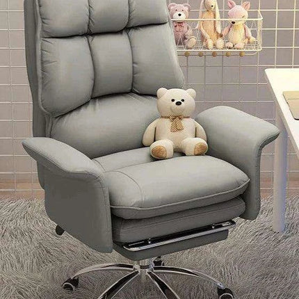 Premium Adjustable Leather Gaming Recliner with Ergonomic Design