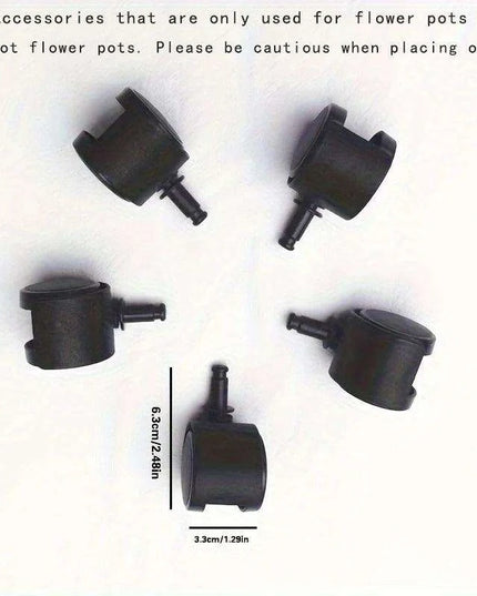 Space-Saving Vertical Herb Tower with Rolling Mobility