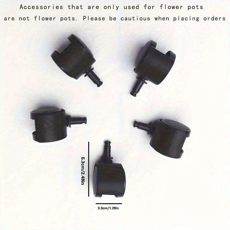 Space-Saving Vertical Herb Tower with Rolling Mobility