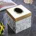 Luxurious Leather Tissue Box Organizer - Stylish Home Accessory for Paper Management