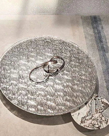 Elegant Round Marble Corner Coffee Table - Chic Nesting Design for Any Space