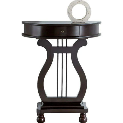 Scandinavian Inspired Solid Wood Console Table with Drawer - Elegant Entryway Addition- Très Elite- Très Elite