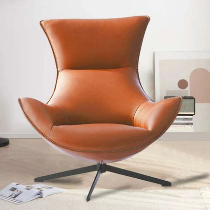 Scandinavian Leather Lounge Chair: A Stylish Seating Solution for Modern Comfort- Très Elite- Très Elite