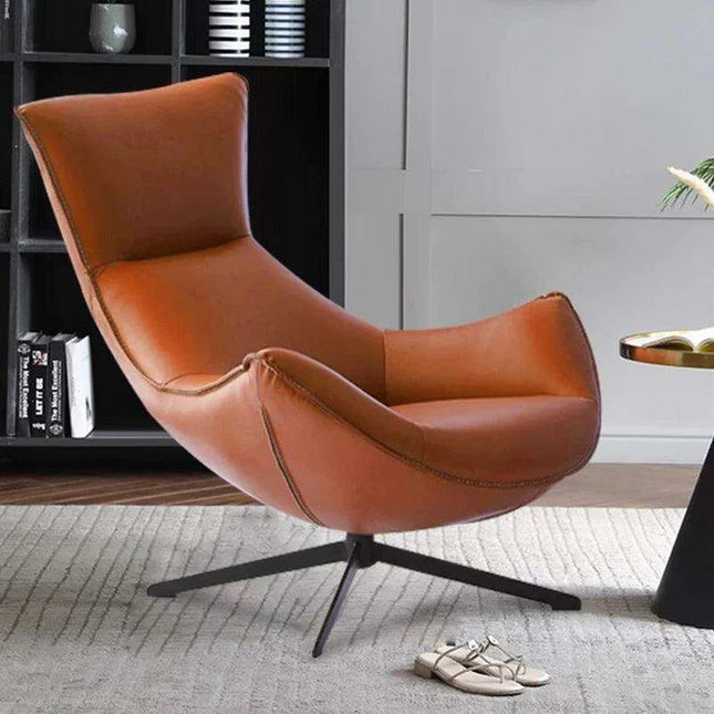 Scandinavian Leather Lounge Chair: A Stylish Seating Solution for Modern Comfort