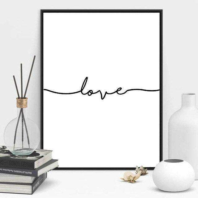 Scandinavian Love Heart Wall Art for Kids' Room Makeover