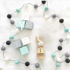 3CM white green gray black