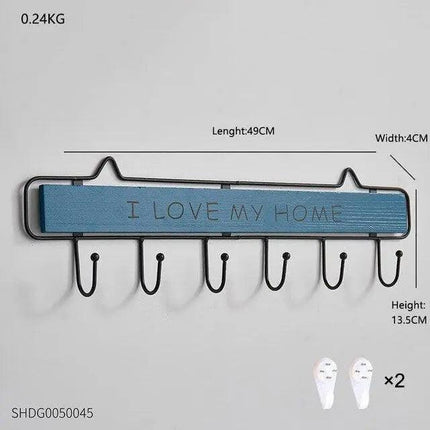 Scandinavian-Style Elegant Wooden Key Organizer with Enduring Charm- Très Elite- Très Elite