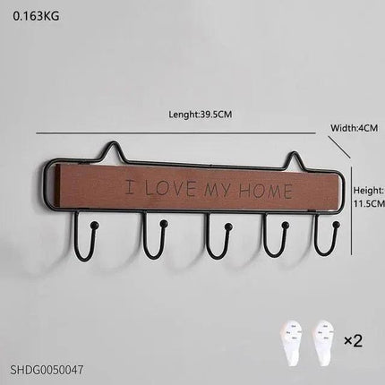 Scandinavian-Style Elegant Wooden Key Organizer with Enduring Charm- Très Elite- Très Elite