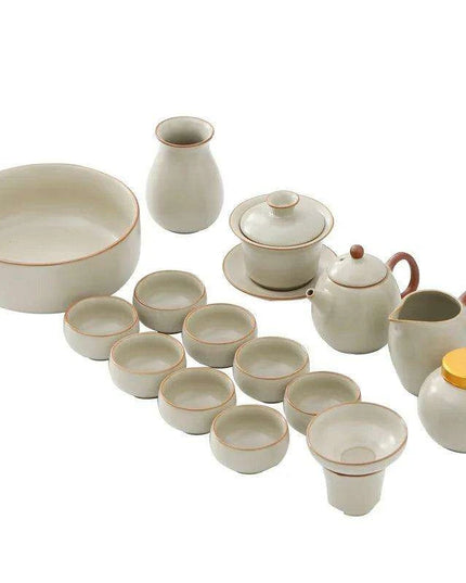 Elegant Ruyao Kung Fu Tea Set for a Refined Brewing Journey