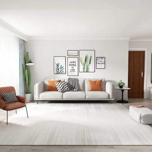 Modern Minimalist Bedroom Decor Carpet - Light Luxury Large Area Carpets for Living Room Abstract Lounge Rug