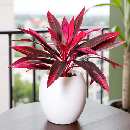 Potted Artificial Tropical Plant, UV-Resistant, 12 or 18 Leaves