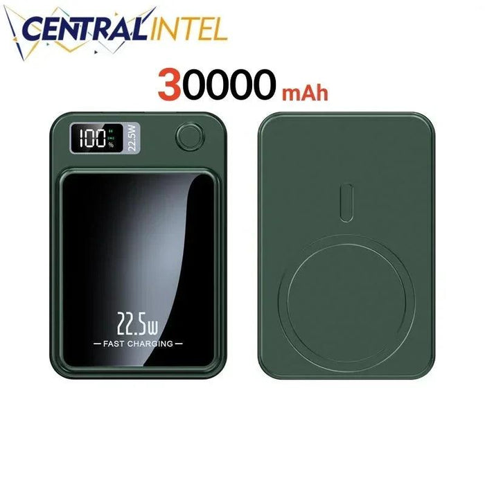 Ultimate 30,000mAh Wireless Power Bank - 22.5W Fast Charging with Magnetic Capability