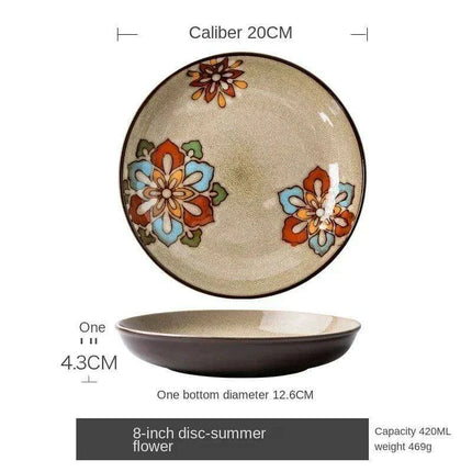 Artisan Handcrafted Colorful Ceramic Serving Plates for Elegant Dining Experiences