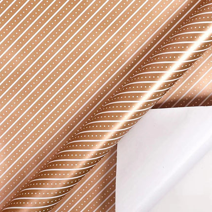 Metallic Patterned Gift Wrapping Paper
