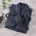 Elegant Unisex Hooded Cotton Bathrobe for Ultimate Comfort