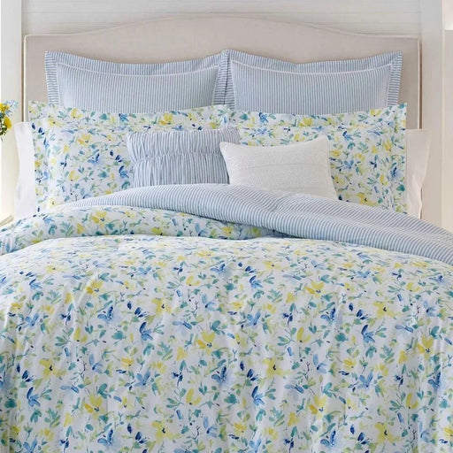 Luxury Cotton Comforter Set with Reversible Design and Bonus Shams - Free Shipping included