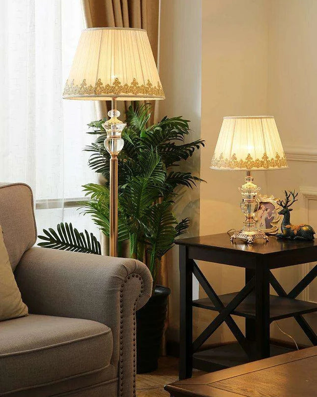 Elegant Crystal LED Floor Light - Modern Design for Chic Interiors