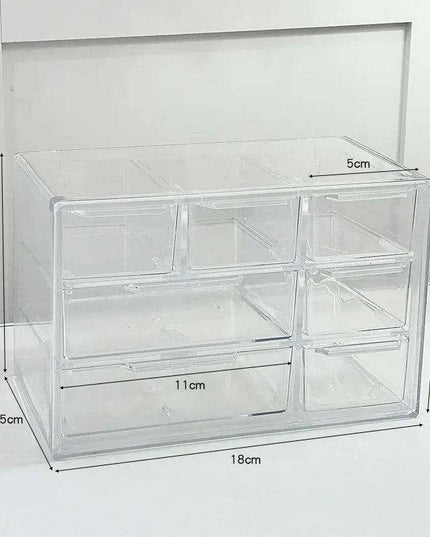 Sleek Clear Acrylic Desk Organizer for a Modern Workspace