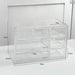 Sleek Clear Acrylic Desk Organizer for a Modern Workspace