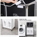 Elegant Black & White Laundry Basket Organizer - 2 Sizes | Simple Assembly
