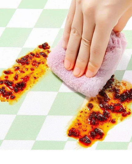 Stylish Heat-Resistant PVC Table Protector with Superior Insulation Technology