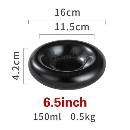 Artisan Japanese Ceramic Dinner Plates Set with Unique Artistic Patterns for Gourmet Dining