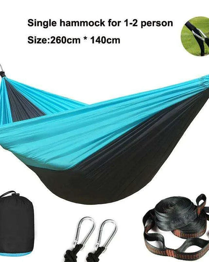 Zowee Ultimate Adventure Hammock Set with Tree Straps & Heavy-Duty Carabiners | Ultra-Durable Parachute Nylon