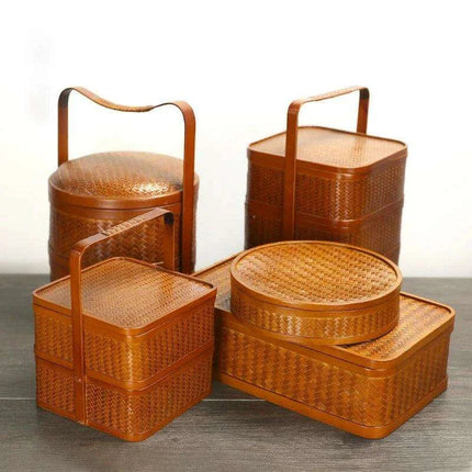 Sustainable Bamboo Tea and Snack Storage Set - The Ideal Eco-Friendly Gift