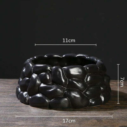 Timeless Elegance: Handcrafted Chinese Ceramic Bonsai Planter for Exquisite Home Decor