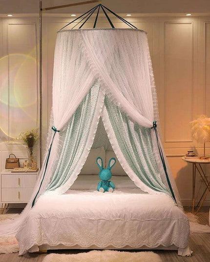 Dreamy Double Layer Floral Lace Canopy - Create Your Personal Oasis