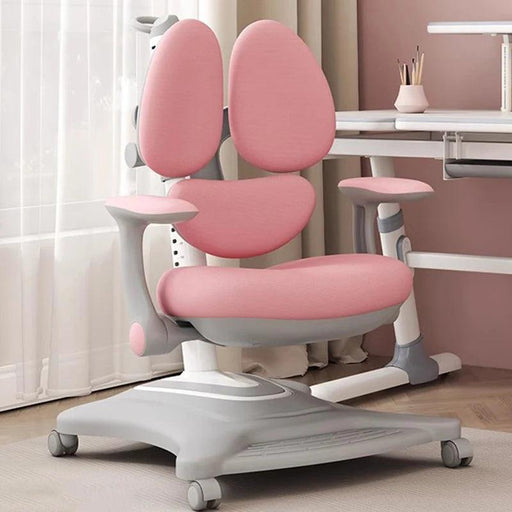 Rotating Office Chair with Adjustable Backrest, Handrails, and Rollers
