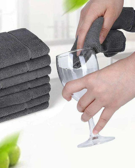 Homaxy Ultra-Soft 6-Pack Microfiber Cleaning Towels - Multi-Purpose Kitchen Essentials