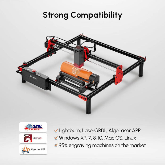 Precision 360° Rotary Engraving Tool for Cylindrical Surfaces