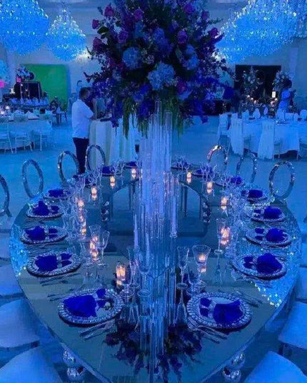 Elegant Extra-Long Wedding Dining Table