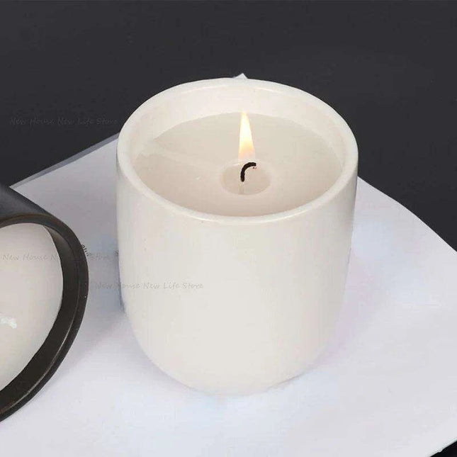 Personalized Round Silicone Mold for Unique Candle and Succulent Creations - Enhance Your Home Decor