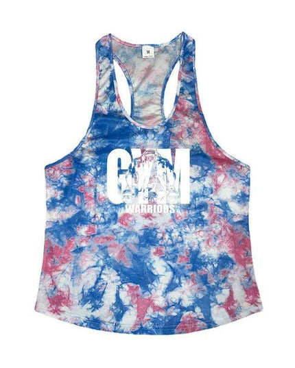 Men's Camouflage Y-Back Stringer Tank - Stylish Fitness Top for Gym and Bodybuilding