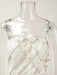 Striking Strapless High-Waisted Evening Gown with Unique Artistic Patchwork