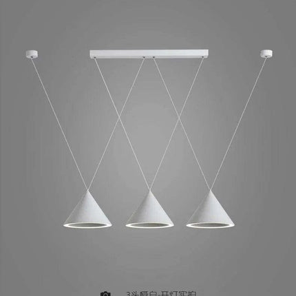 Sleek Customizable LED Pendant Light Set for Modern Kitchens and Dining Areas - Remote Control Dimming - Durable Metal Design - Easy Installation