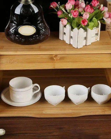 Farmhouse Charm Bread Keeper: Stylish Kitchen Storage Solution