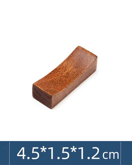 Eco-Friendly Japanese Wooden Chopstick Rest - Stylish Accent for Dining and Kitchen Decor