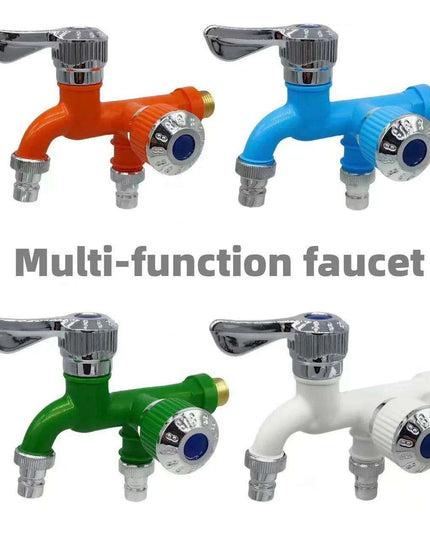 Dual-Function Faucet Adapter for Home and Bathroom Enhancement